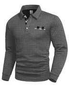 Ribbed Polo Sweater