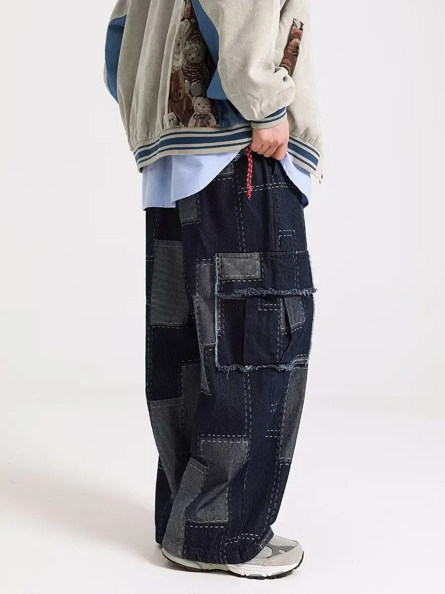 Madeira Patchwork Denim Jeans