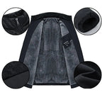 Chaqueta de Invierno Clásica con Forro de Polar Cálido – Elegante y Confortable