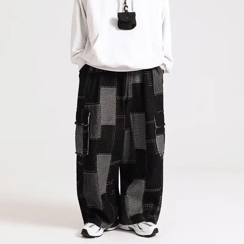 Madeira Patchwork Denim Jeans