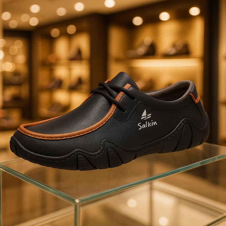 Malta læderloafers – Håndlavede casual slip-on sko til mænd