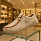 Malta læderloafers – Håndlavede casual slip-on sko til mænd