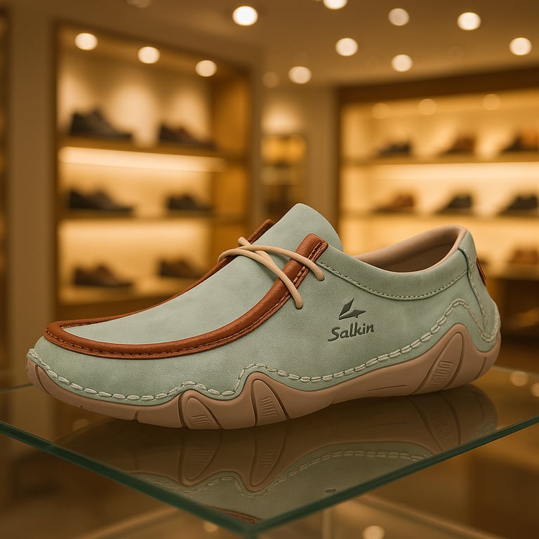 Malta læderloafers – Håndlavede casual slip-on sko til mænd