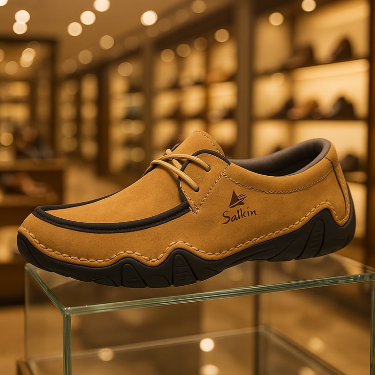 Malta læderloafers – Håndlavede casual slip-on sko til mænd