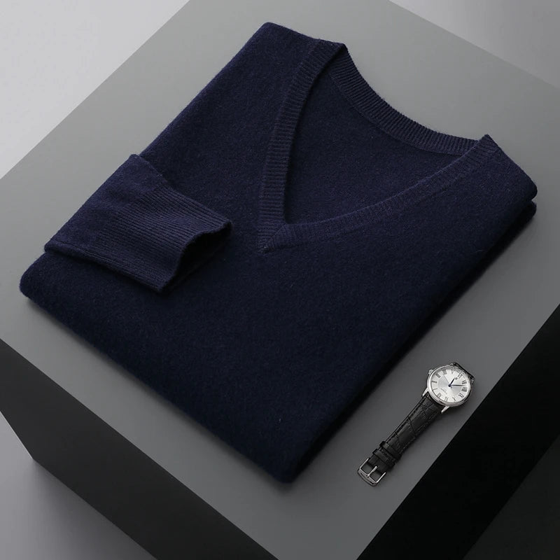 Wool V-Neck Sweater