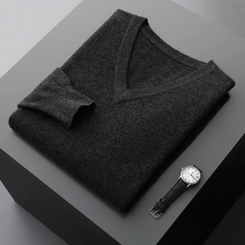 Wool V-Neck Sweater